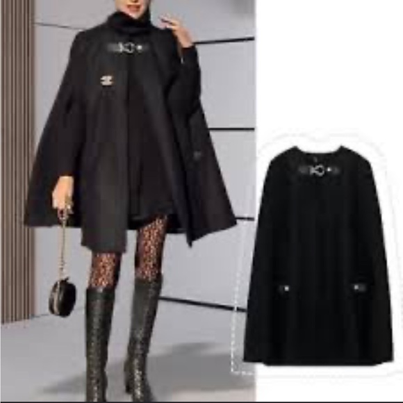 Zara wool cape - Picture 3 of 5